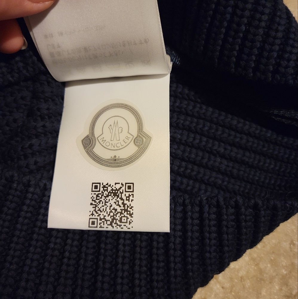 NWT Moncler Tricot Beanie - Picture 6 of 8